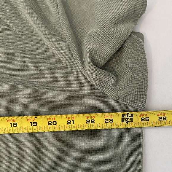 Tommy‎ Bahama Men's Size XL Solid Green Short Sleeve Polo Shirt Casual Beachwear - Picture 6 of 7